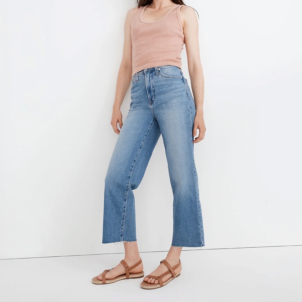 Madewell Perfect Vintage Wide Leg Crop 30 Tall